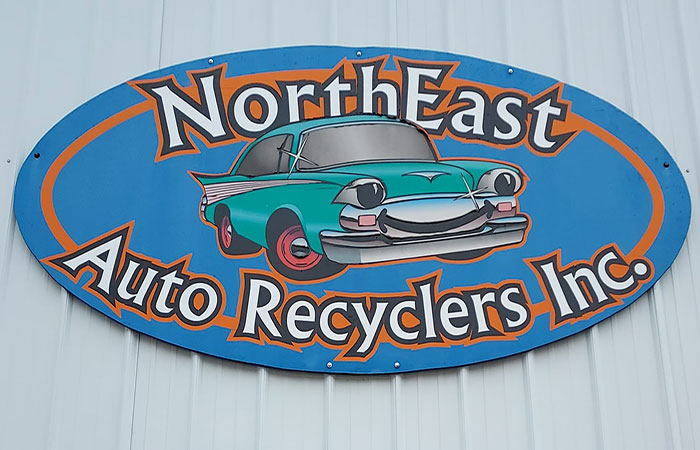 Northeast Auto Recyclers sign